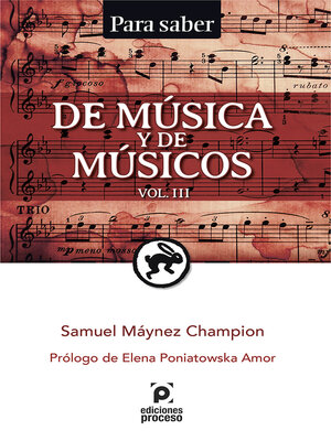 cover image of DE MÚSICA Y DE MÚSICOS / Volumen III
